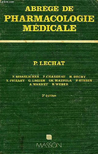 Abrégé de pharmacologie médicale