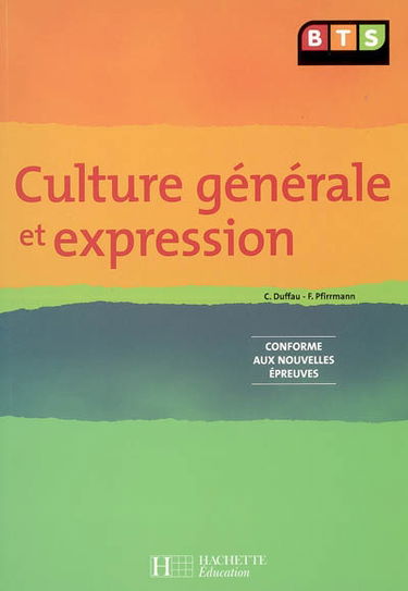 Culture générale et expression BTS