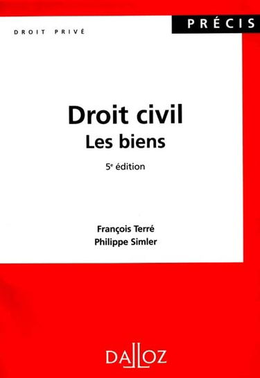 Droit civil : les biens