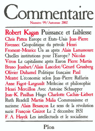 Commentaire, numéro 99