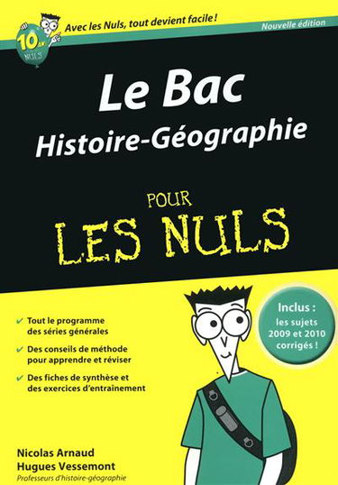 Le bac histoire-géographie pour les nuls