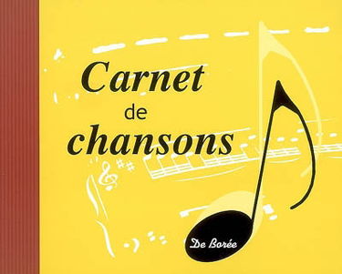 Carnet de chansons