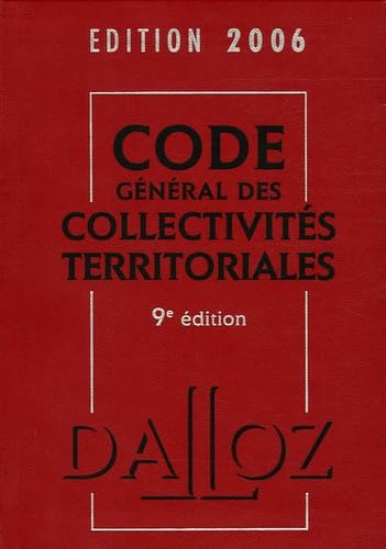 Code général des collectivités territoriales 2006