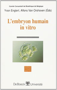 L'embryon humain in vitro