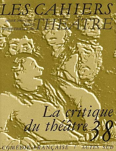 Cahiers de la Comédie-Française (Les), n° 38