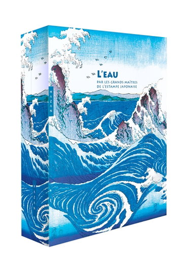Couverture de L'eau par les grands maîtres de l'estampe japonaise par Jocelyn Bouquillard
