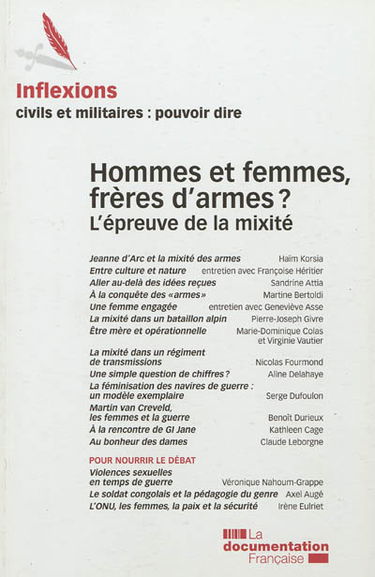Inflexions, n° 17. Hommes et femmes frères d'armes ? : l'épreuve de la mixité