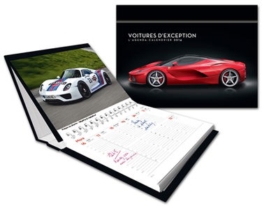 Voitures d'exception : l'agenda-calendrier 2014