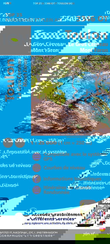 3346OT - Toulon le gros cerveau Mont Faron