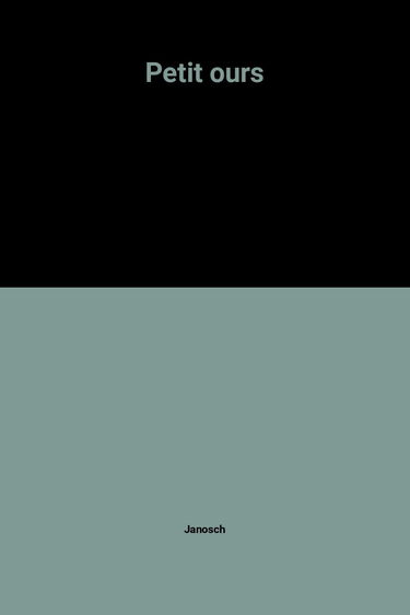 Petit ours