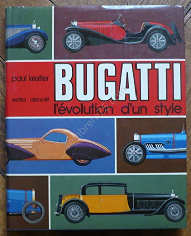 Couverture de BUGATTI L'EVOLUTION D'UN STYLE