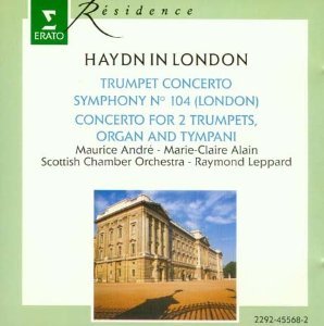 Couverture de in London/Trumpet Concerto