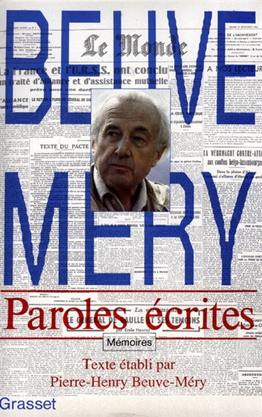 Paroles écrites : mémoires