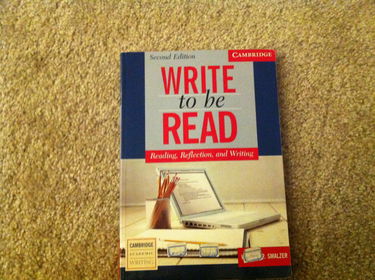 Write to be Read: Reading, Reflection, and Writing