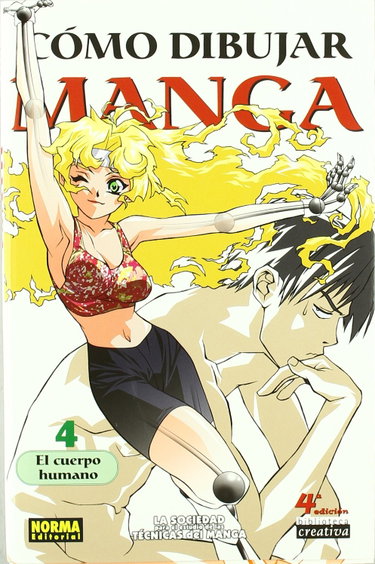 Couverture de Como Dibujar Manga 4 El Cuerpo Humano / How to Draw Manga 4 The Human Body: El cuerpo humano : Anatomia Aplicada Al Dibujo De Personajes