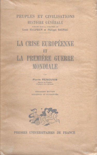 La crise européenne et la première guerre mondiale