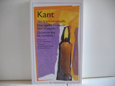 Vers la paix perpetuelle