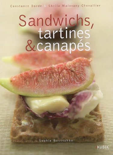 Couverture de Sandwichs, tartines et canapés