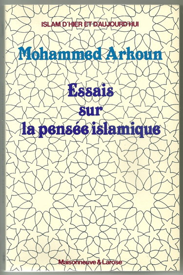 Couverture de Essais sur la pensée islamique