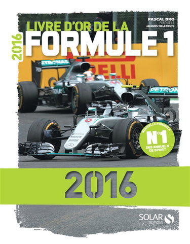 Couverture de Livre d'or de la formule 1 2016
