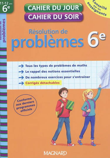 Résolution de problèmes 6e, 11-12 ans