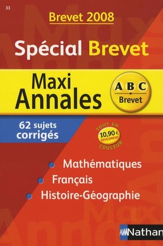 Maxi annales brevet