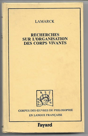 Recherches sur l'organisation des corps vivants : 1802