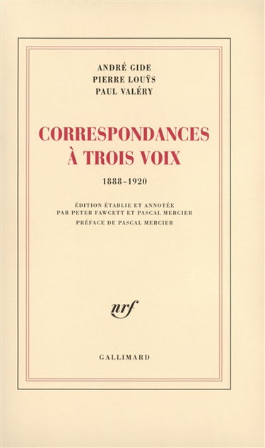 Correspondances à trois voix : 1888-1920