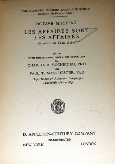 Les affaires sont les affaires