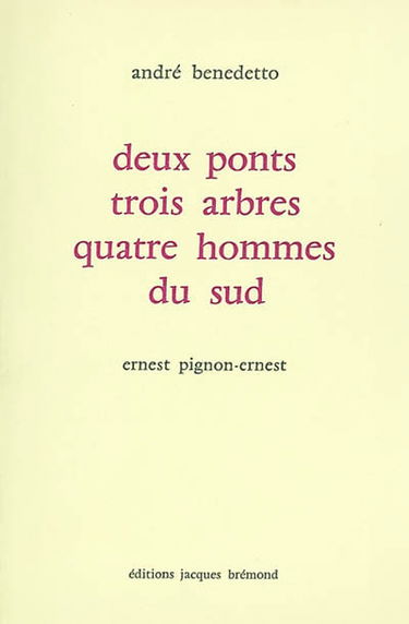 Deux ponts, trois arbres et quatre hommes du Sud