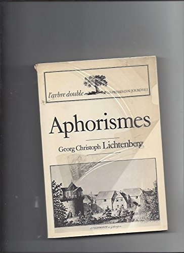 Couverture de Aphorismes (L'Arbre double)