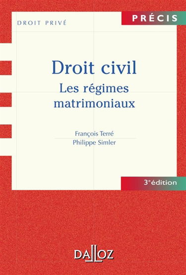 Droit civil : les régimes matrimoniaux