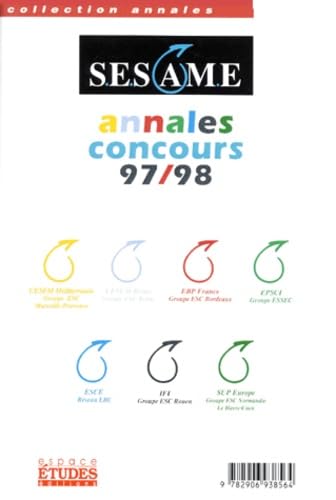 Sésame : annales concours 1997