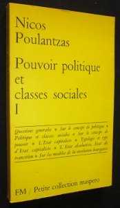 Couverture de Pouvoir politique et classes sociales. Tome 1