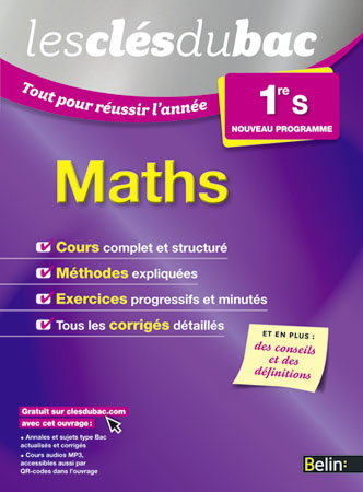 Maths 1re S : nouveau programme