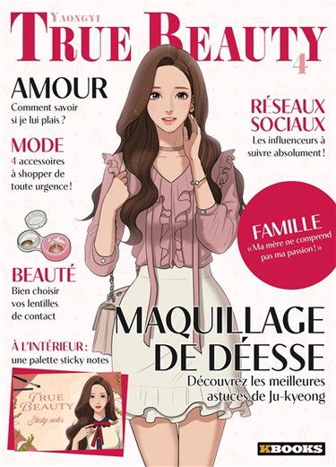 Couverture de True beauty 4 : à l'intérieur : une palette sticky notes