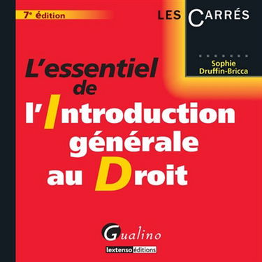 L'essentiel de l'introduction générale au droit