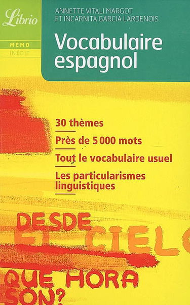 Vocabulaire espagnol