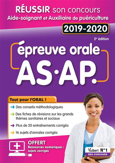 Epreuve orale AS-AP 2019-2020 : réussir son concours aide-soignant et auxiliaire de puériculture
