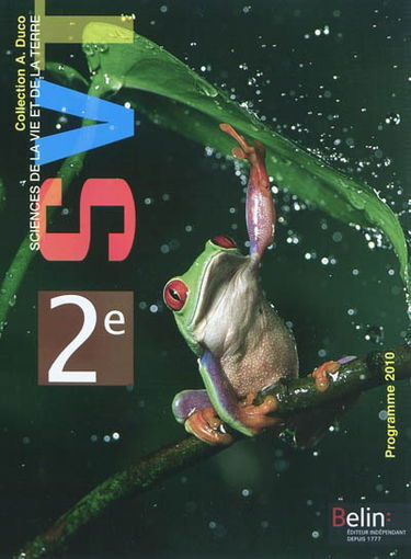 SVT, sciences de la vie et de la Terre 2de : programme 2010