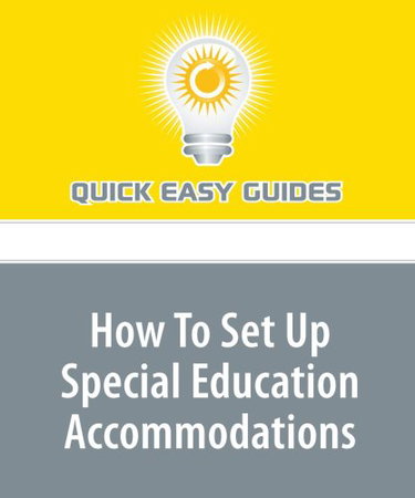 Couverture de How To Set Up Special Education Accommodations