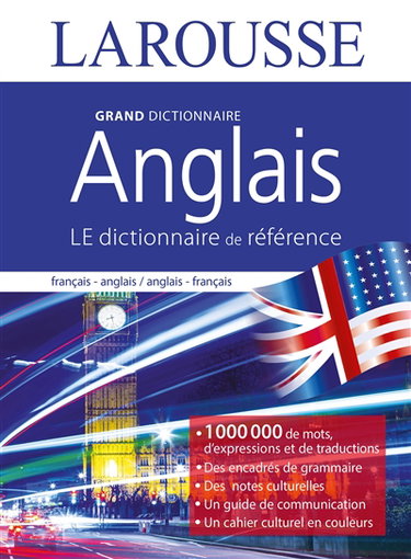 Couverture de Grand dictionnaire français-anglais, anglais-français. Dictionary unabridged edition French-English, English-French par Collectif