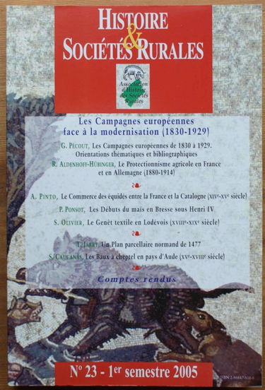Histoire & sociétés rurales, n° 22