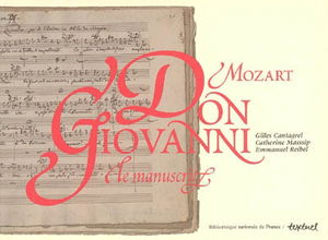 Le manuscrit de Don Giovanni de Mozart