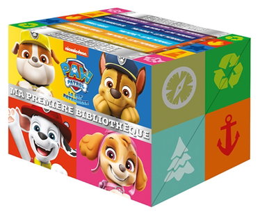Couverture de La Pat' Patrouille : ma première bibliothèque par Nickelodeon