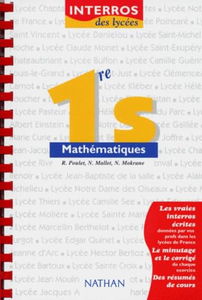 Interros lycée, mathématiques niveau première S