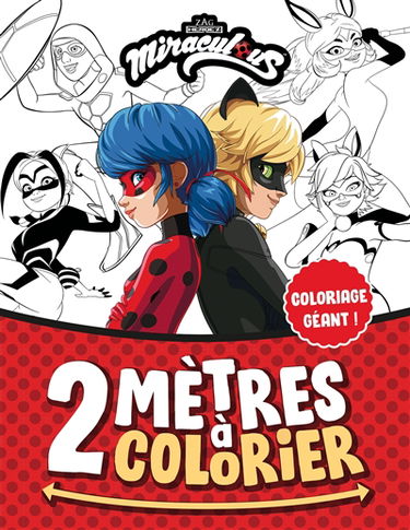 Miraculous : 2 mètres à colorier