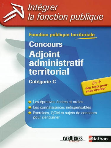 Concours adjoint administratif territorial : catégorie C