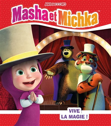 Couverture de Masha et Michka. Vive la magie !
