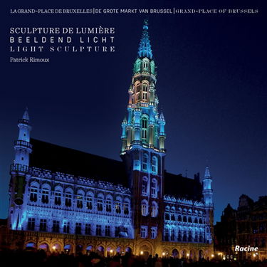 Sculpture de lumière : la Grand-Place de Bruxelles. Beeldend Licht : de Grote Markt van Brussel. Light sculpture : Grand Place of Brussels